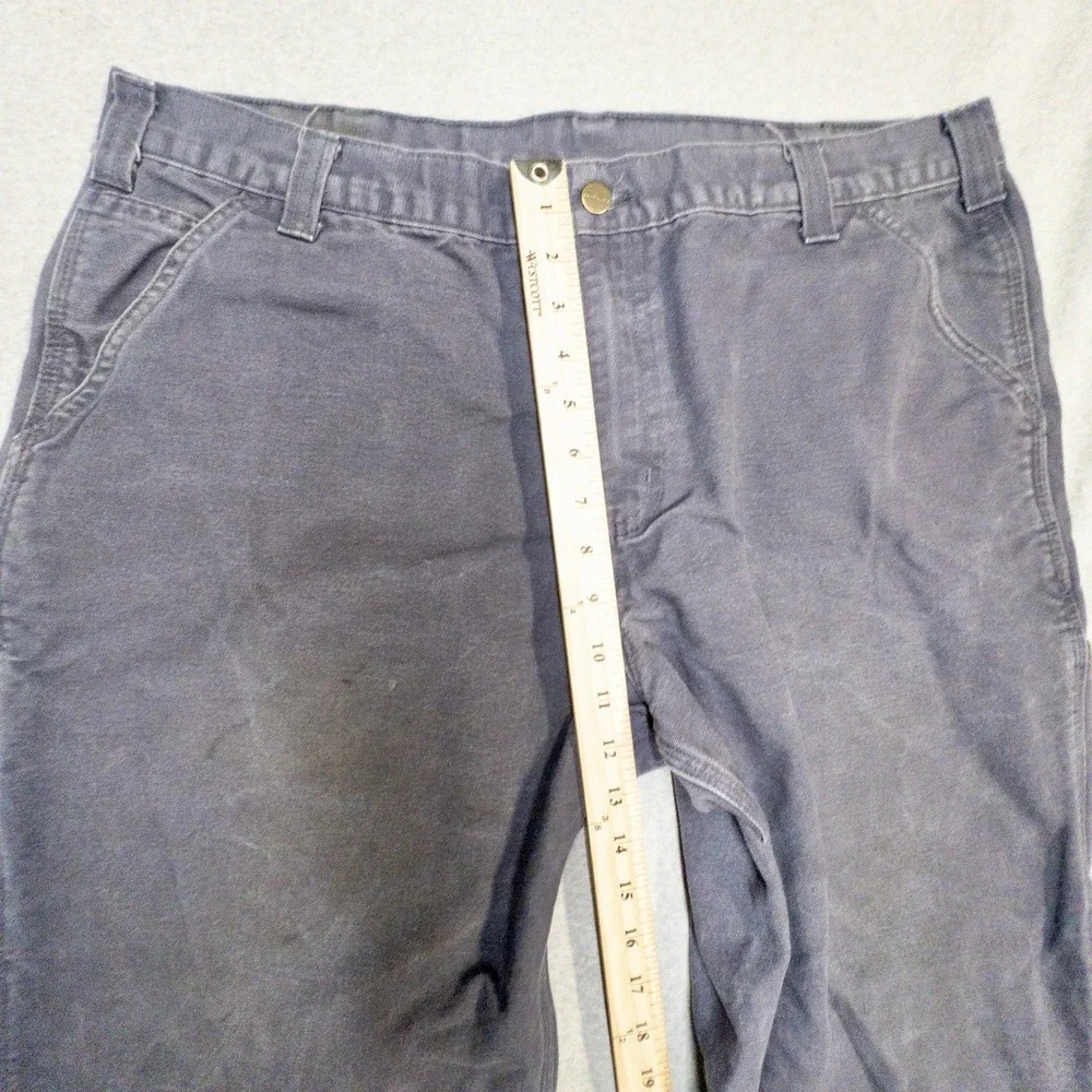 Carhartt 101710-PTB Relaxed Fit Gray Pants Mens 40x30 Western Ranch Workwear